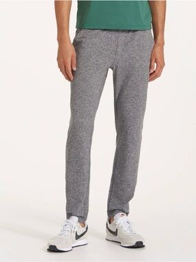 Vuori Ponto Performance Pant Men's Size Medium Heather Grey Gym Workout Casual